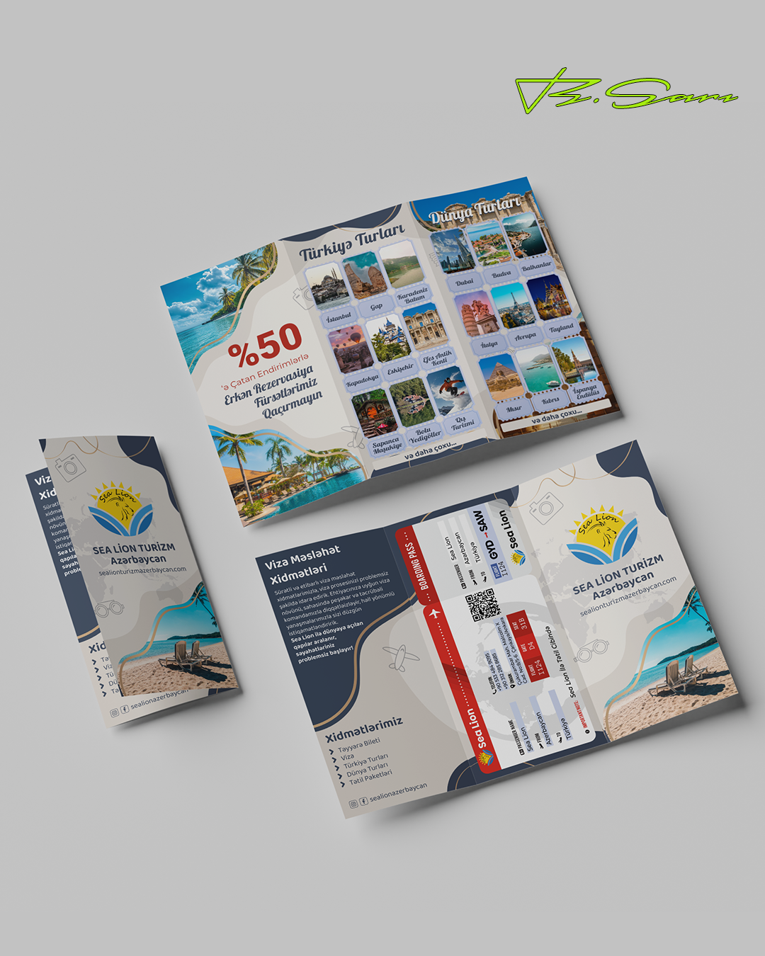 Sea Lion Turizm Bünyesinde Gerçekleştirilen Tasarım ve Dijital Çözümler