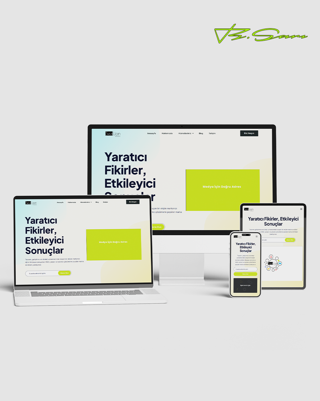 Sea Lion Turizm Bünyesinde Gerçekleştirilen Tasarım ve Dijital Çözümler