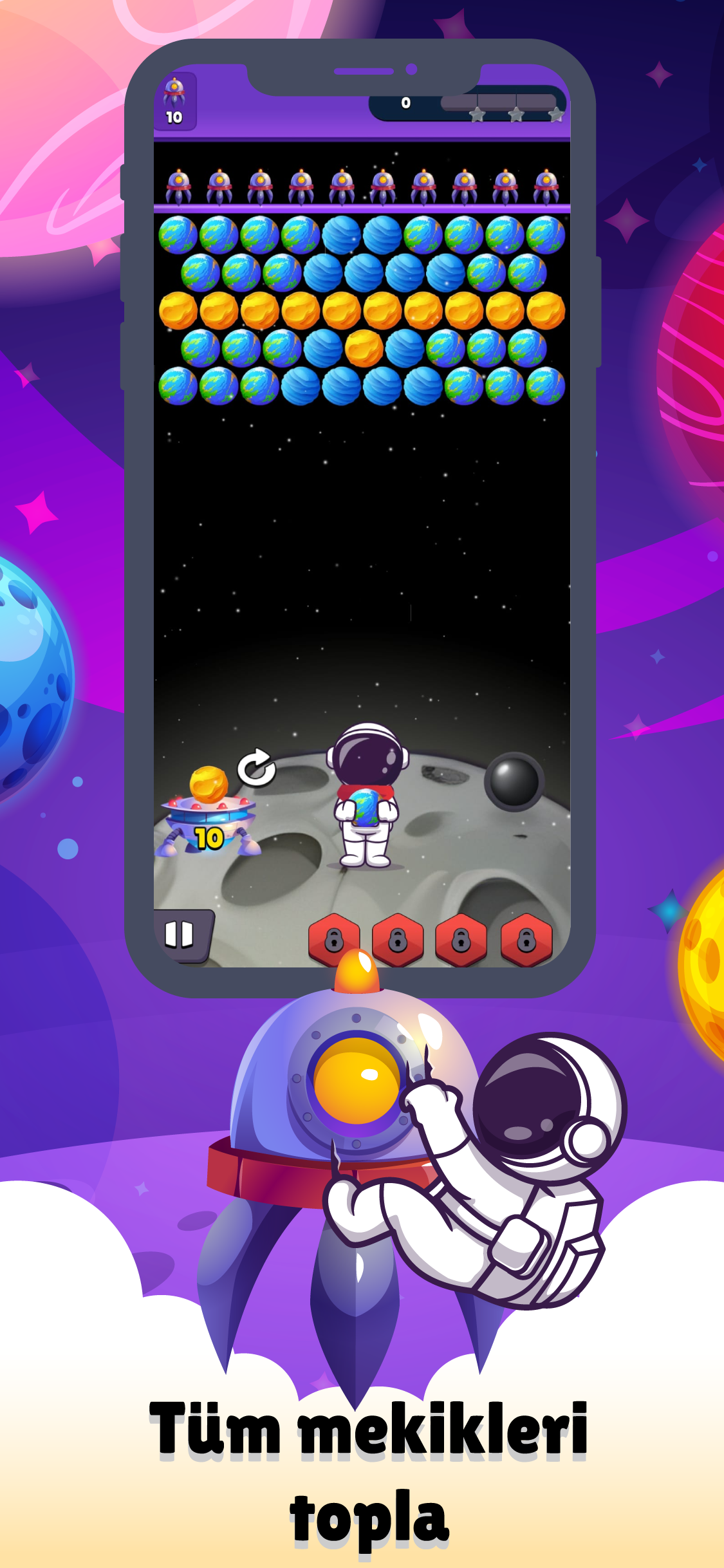 Planet Shooter – Match Puzzle Mobil Oyunu: Tasarım ve Dijital Çözümler