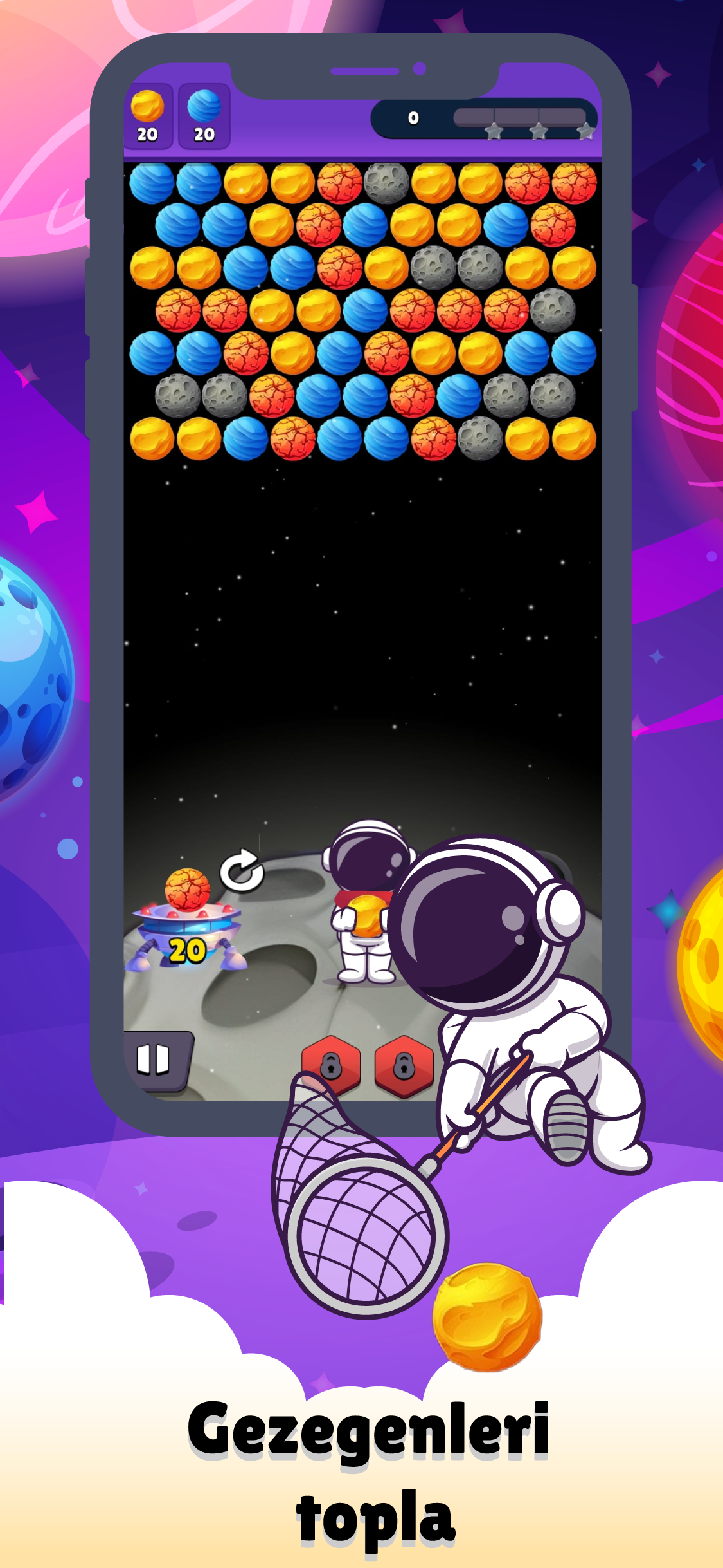 Planet Shooter – Match Puzzle Mobil Oyunu: Tasarım ve Dijital Çözümler
